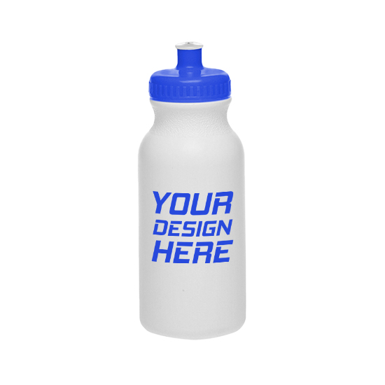 Plain White BPA free plastic water bottle in White by EQUA – EQUA