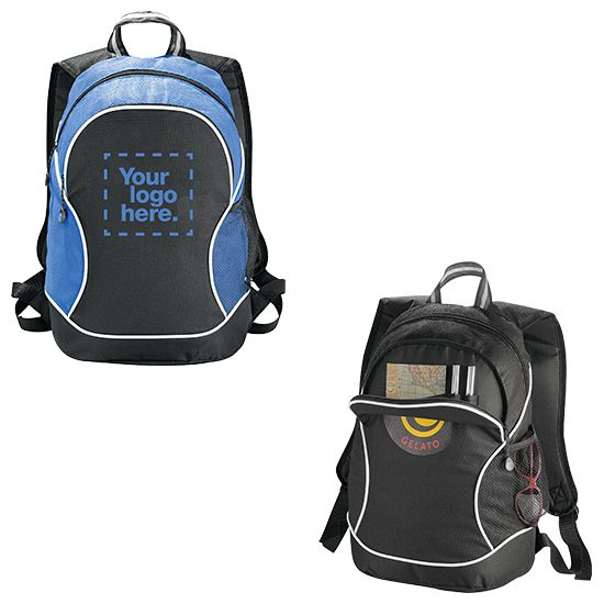 Imprinted with Color Logo Promotional Boomerang Backpack 104571