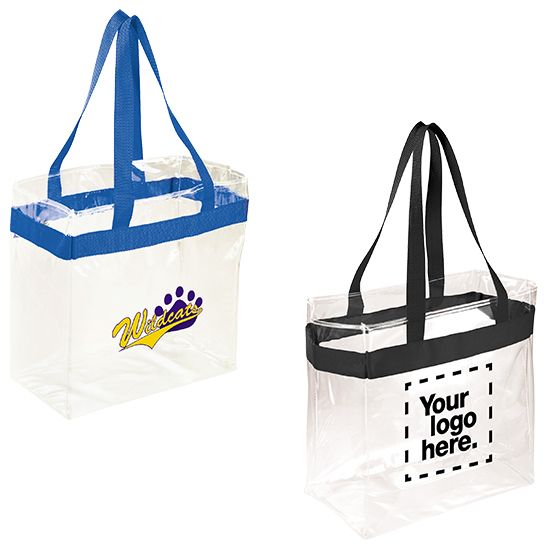 Personalized Team Clear Stadium Bags Monogrammed Game Day 