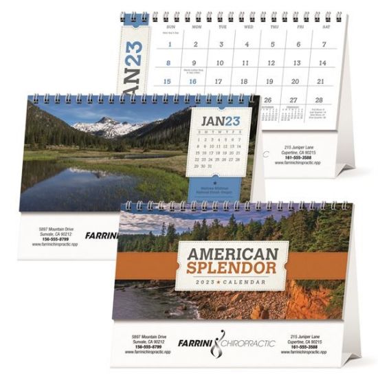 American Splendor Desk 2023 Calendar 121858
