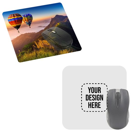 Promotional Large Mouse Pad w/Stitched Edges and Full Color Dye Sublimation  - Custom Promotional Products