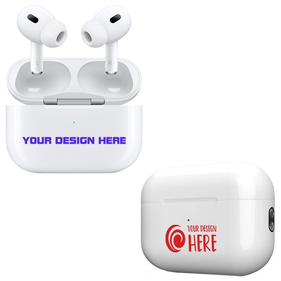 Painted Apple AirPods - Custom Branded Promotional Apple AirPods 