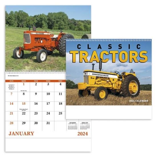 Spiral Classic Tractors 2024 Calendar 135584