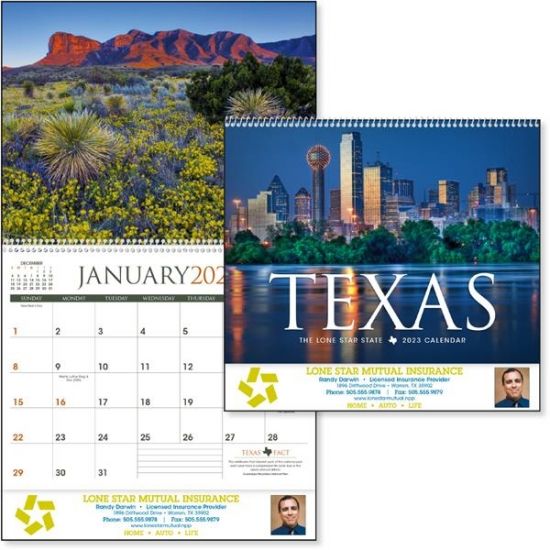 Texas 2023 Calendar 121042
