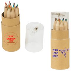 Colored Pencils with Sharpener