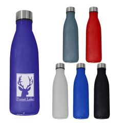 Modern Glass Water Bottle — Custom Logo USA