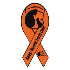 3.5 Inch  X 8 Inch  Awareness Ribbon Shape Vehicle Magnet - No Cutout