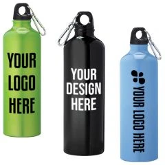 Case of 12 Printed Aluminum Water Bottles with your Logo or Photo. Sta -  SophiaImpressions