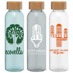 Custom Glass Water Bottles with Silicone Sleeve - PROMOrx