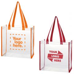 Promotional Clear Reflective Tote Bag