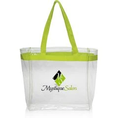 Savanna Clear Plastic Tote Bags