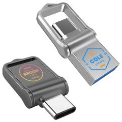 Dual USB-C USB-A Mini Flash Drive 3.0 Model