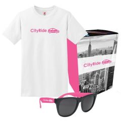 Hanes T-Shirt And Sunglasses Combo Set With Custom Box