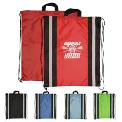 Large Reflective Drawstring Sport Bags