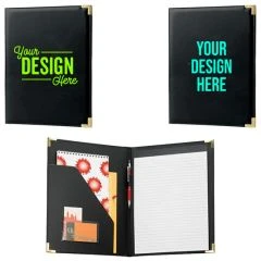 Personalized Padfolio Custom Notepad / Engraved Portfolio / Refillable  Notepad / Monogrammed Legal Pad With Zipper for Men and Women 