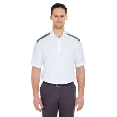 Ultraclub Adult Cool & Dry Two-Tone Mesh Pique Polo