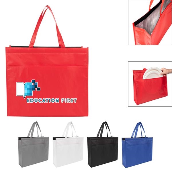 Non-Woven Shopper Tote Bag With 100% RPET Material | Plum Grove