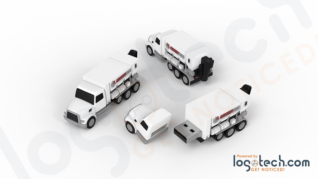 Concrete Truck USB Flash Drive