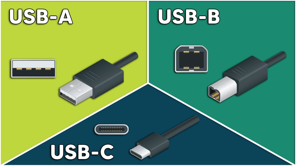 USB Port Overview: Differences between USB-A, USB-B & USB-C