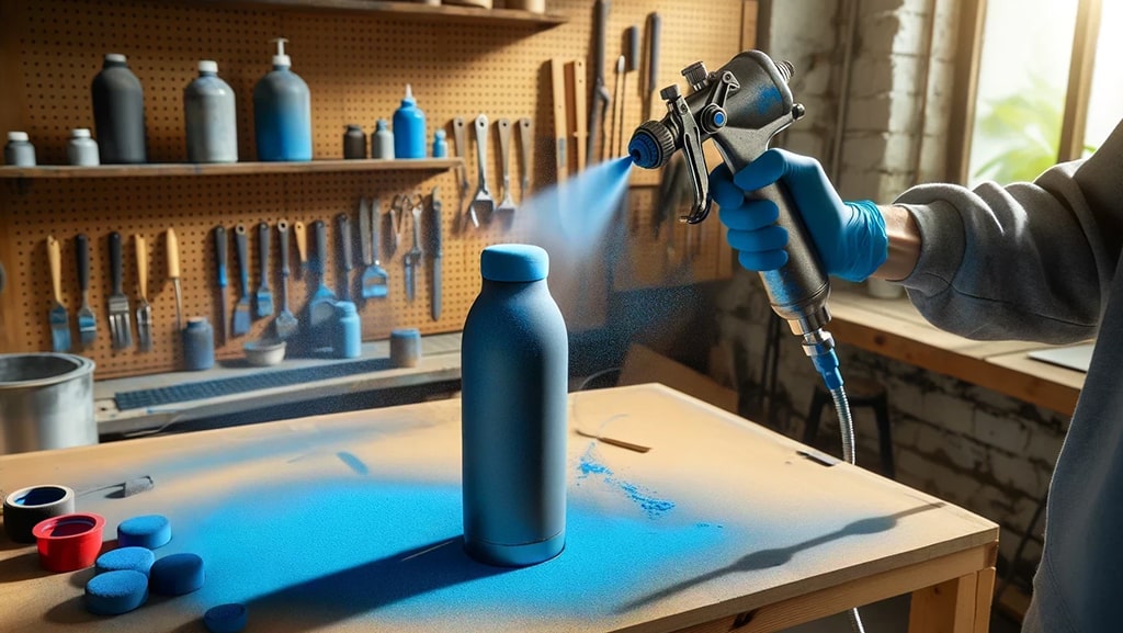 painting the bottle