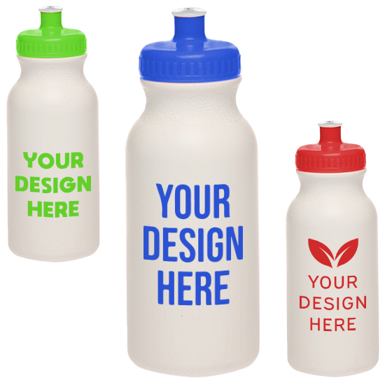 Modern Glass Water Bottle — Custom Logo USA