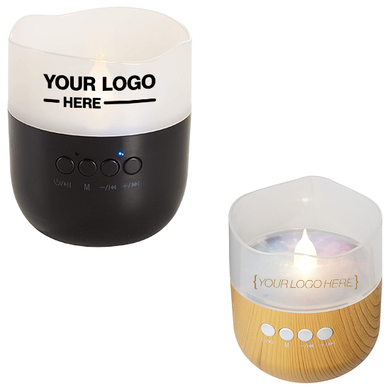 Customized Candle Light Bluetooth Speaker with Your Logo